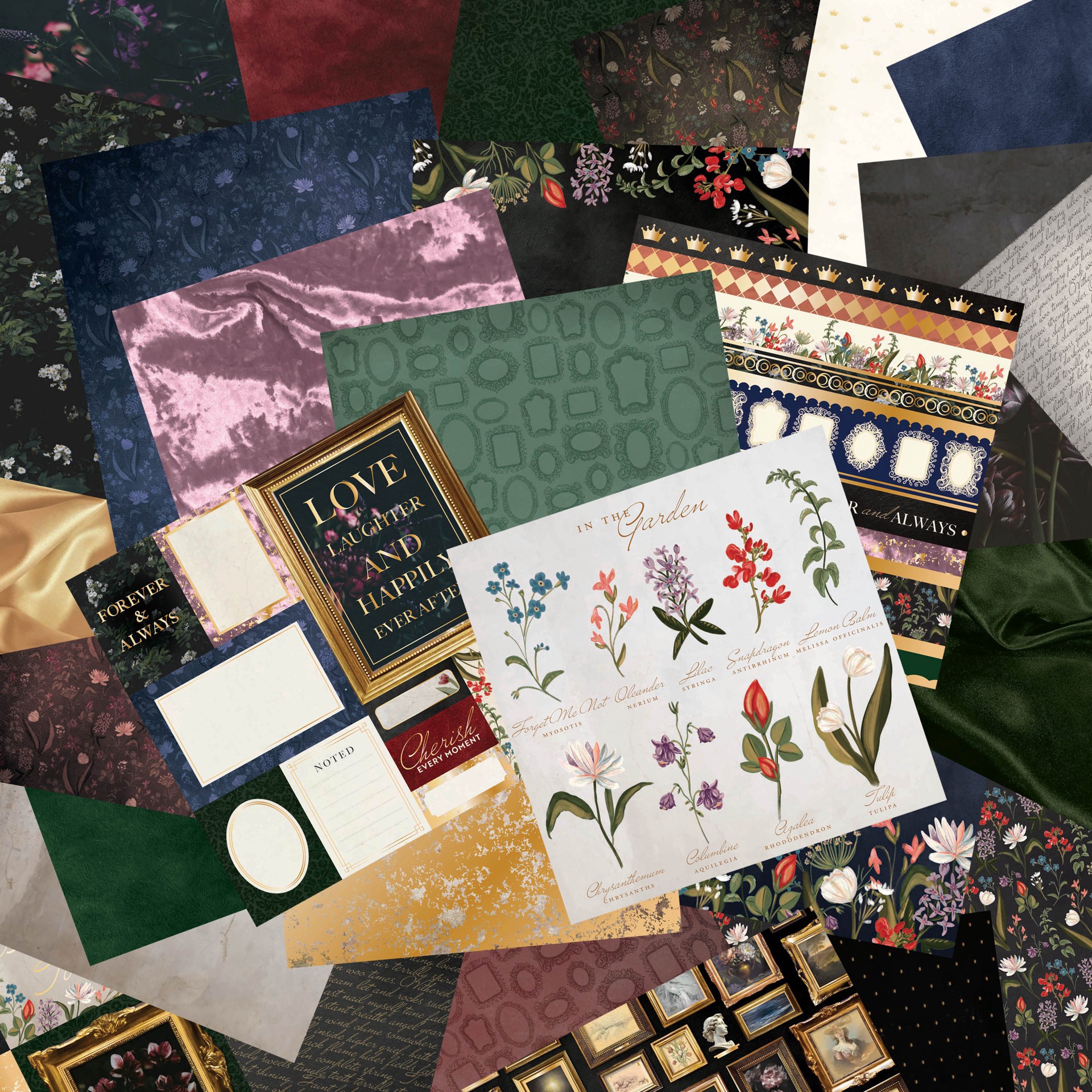 slide 3 of 3, 12" X 12" Club Velvet Paper Pad By Recollections, 58 Sheets, 12 in x 12 in