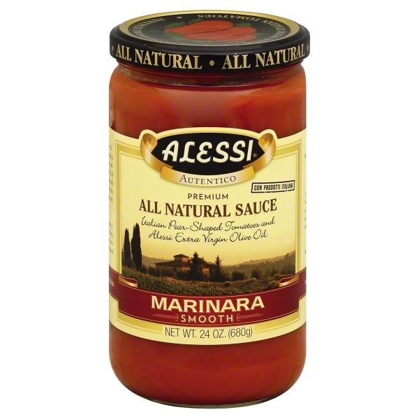 slide 1 of 1, Alessi Smooth Marinara Pasta Sauce, 24 oz