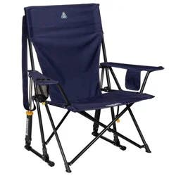 GCI Outdoor Comfort Pro Rocker Folding Rocking Camp Chair - Rich Blue