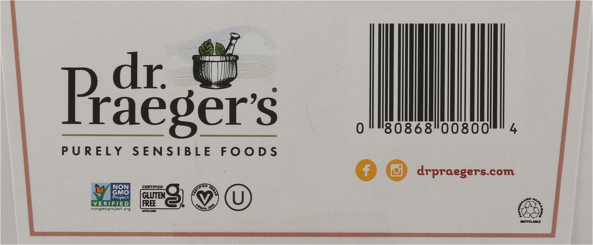 slide 12 of 13, Dr. Praeger's Crunchy Cauliflower Veggie Burger, 4 ct