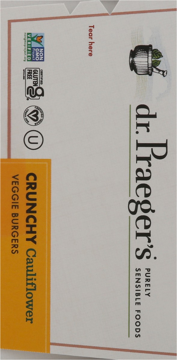 slide 10 of 13, Dr. Praeger's Crunchy Cauliflower Veggie Burger, 4 ct