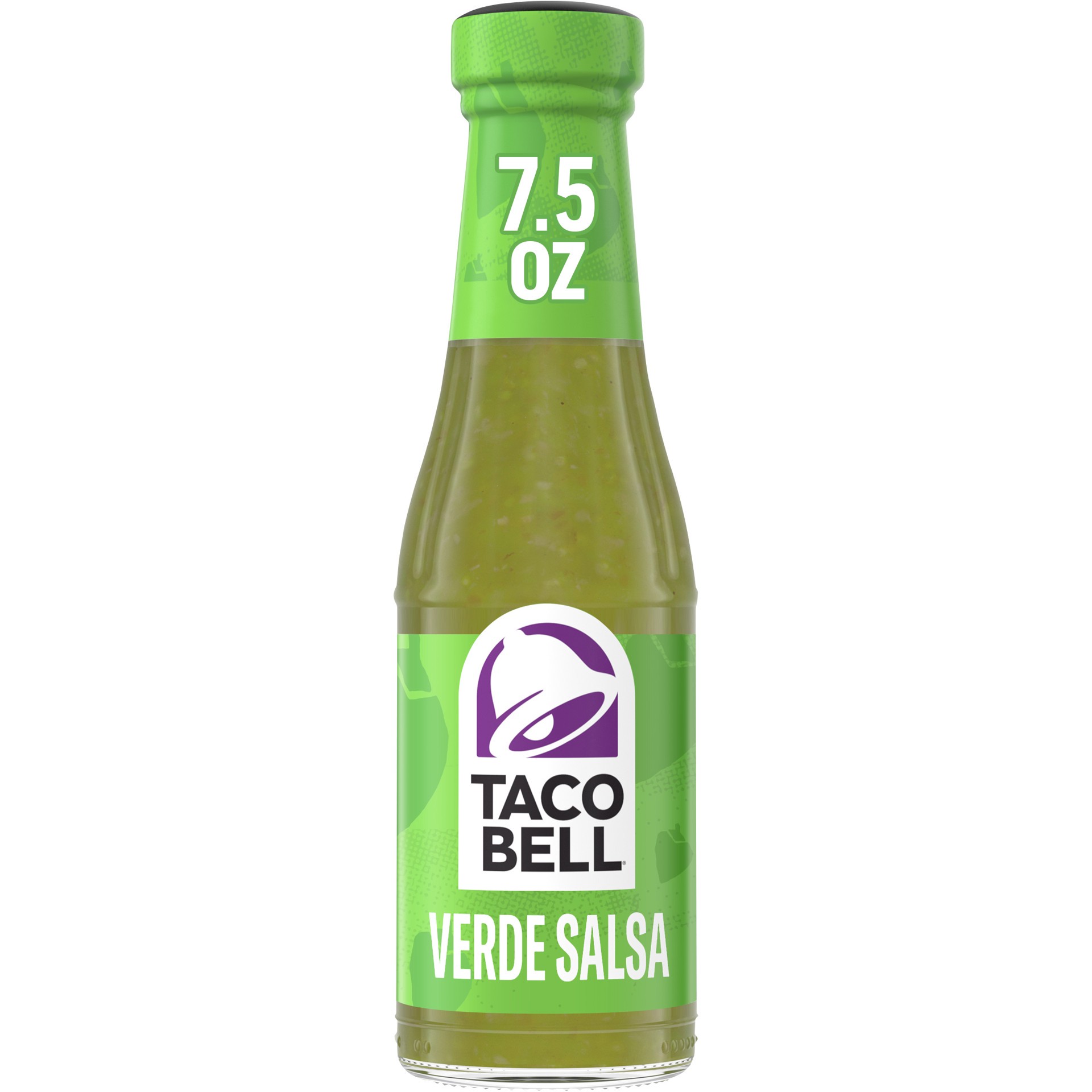 slide 1 of 7, Taco Bell Verde Salsa, 7.5 oz Bottle, 7.5 oz