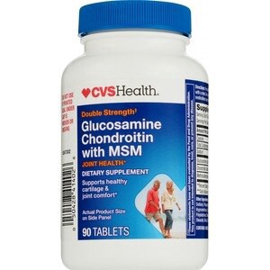 slide 1 of 1, CVS Health Glucosamine Chondroitin With Msm Tablets, 90 Ct, 1 ct