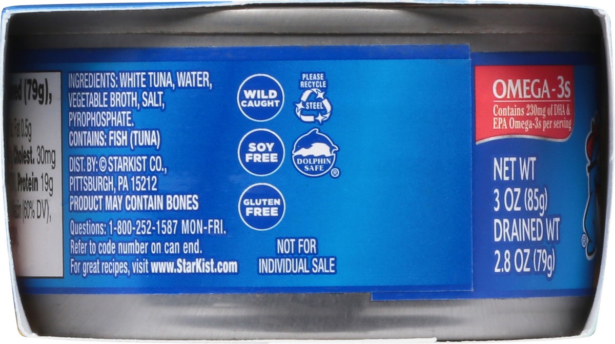 slide 7 of 9, StarKist Solid White Albacore Tuna in Water 3 - 3 oz Cans, 3 ct