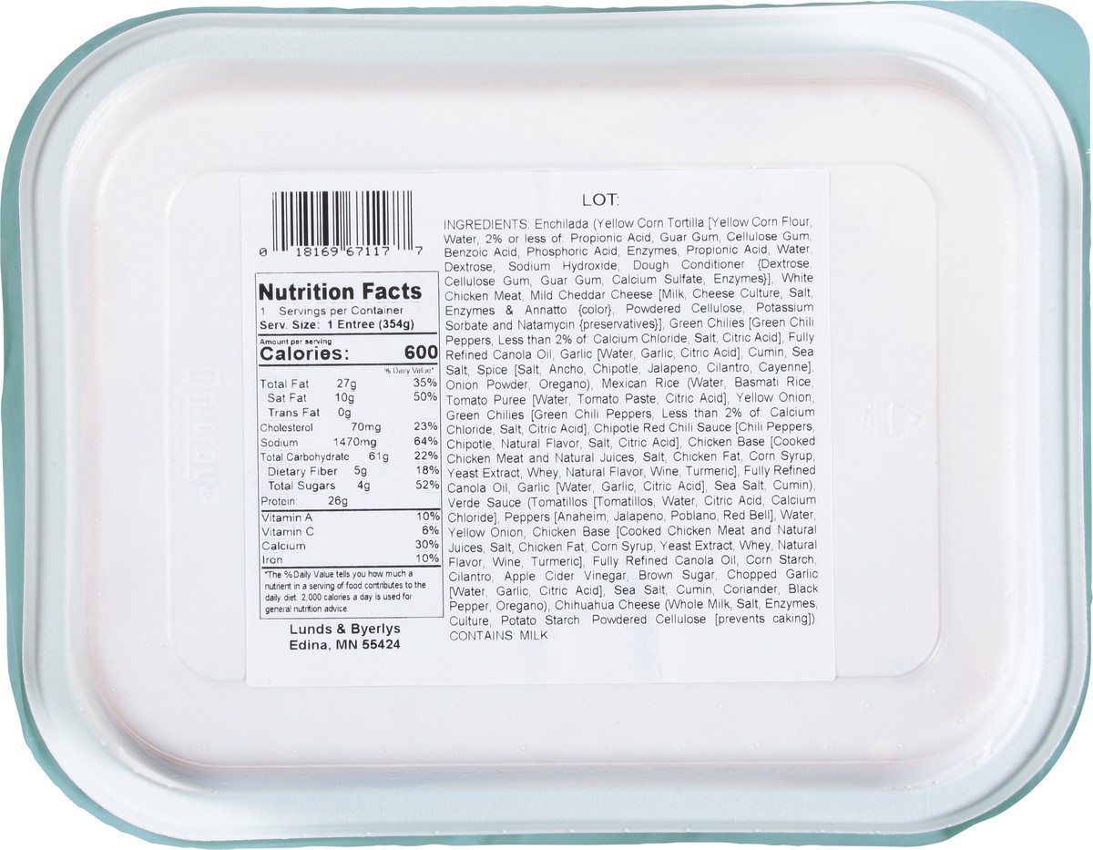 slide 4 of 9, Lunds & Byerlys Chicken Enchiladas 12.5 oz, 12.5 oz