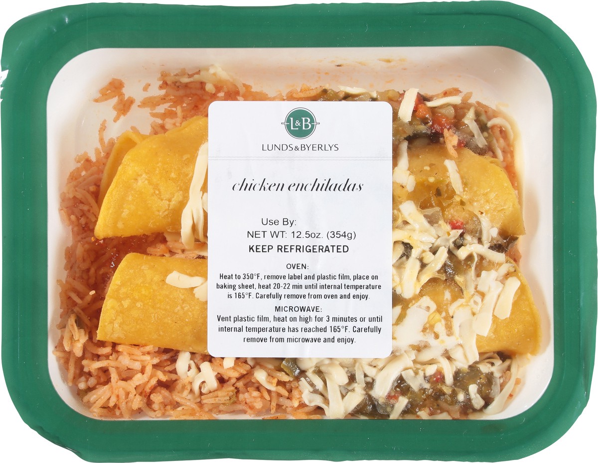 slide 7 of 9, Lunds & Byerlys Chicken Enchiladas 12.5 oz, 12.5 oz