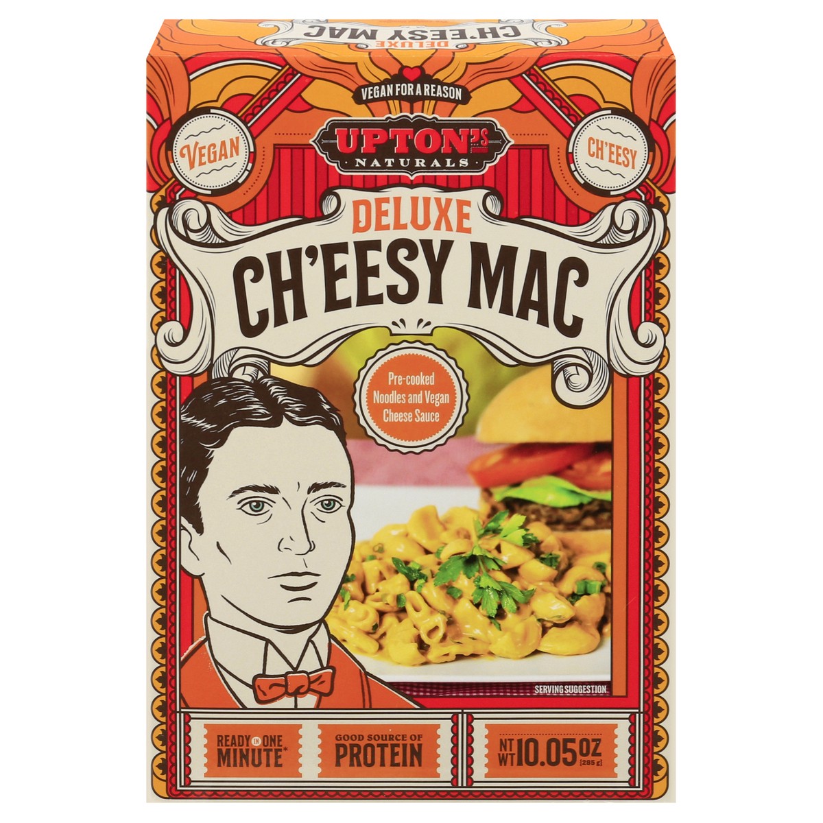 slide 1 of 10, Upton's Cheesy Macaroni, 10.05 oz