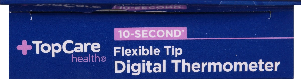 slide 4 of 9, TopCare Topcare Thermometer Digital Flexible Tip 10-Second, 1 ct