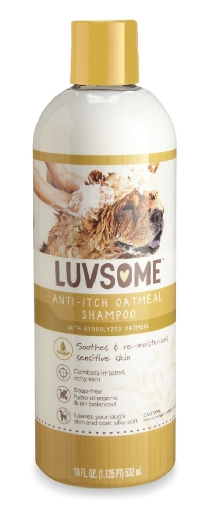 slide 1 of 1, Luvsome Soothing Oatmeal Dog Shampoo, 18 fl oz