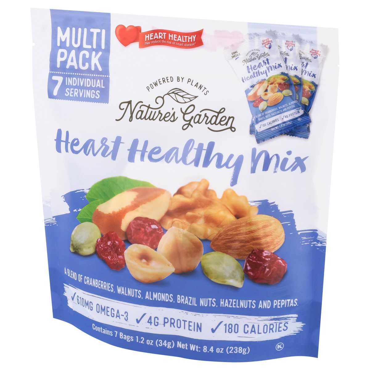 slide 11 of 15, Nature's Garden Heart Healthy Mix Multi Pack 7 - 1.2 oz Bags, 7 ct