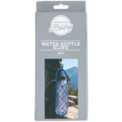 Destination Holiday Water Bottle Sling - Blue