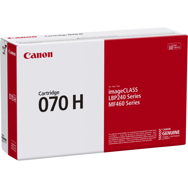 slide 6 of 9, Canon 070 High-Yield Black Toner Cartridge, 5640C001, 1 ct