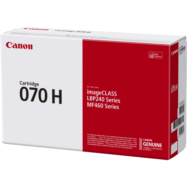 slide 5 of 9, Canon 070 High-Yield Black Toner Cartridge, 5640C001, 1 ct
