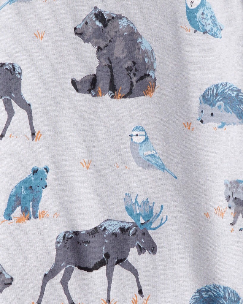 slide 3 of 3, Littleplanet Kid Organic Cotton Pajamas in Midnight Forest Print Midnight Forest 6, 1 ct