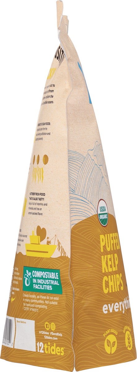 slide 8 of 13, 12 Tides Puffed Everything Kelp Chips 2 oz, 2 oz