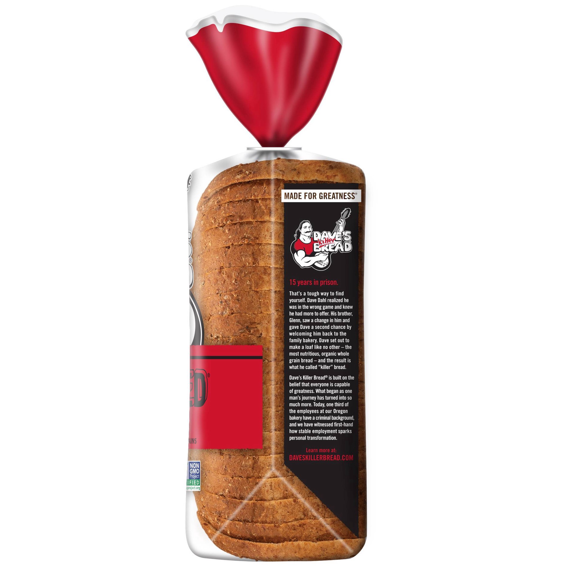 slide 5 of 13, Dave's Killer Bread Organic Powerseed Bread, 25 oz