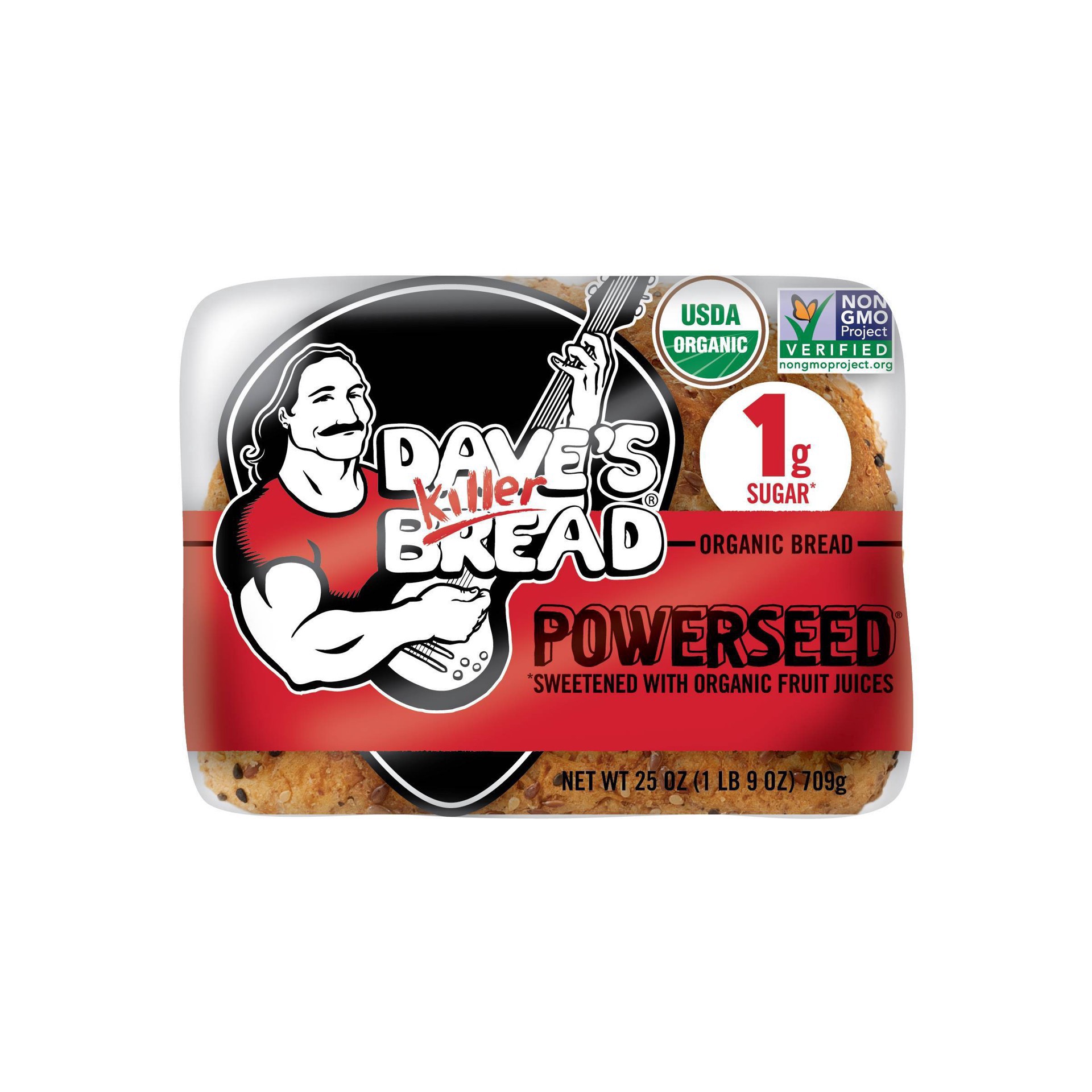 slide 2 of 13, Dave's Killer Bread Organic Powerseed Bread, 25 oz