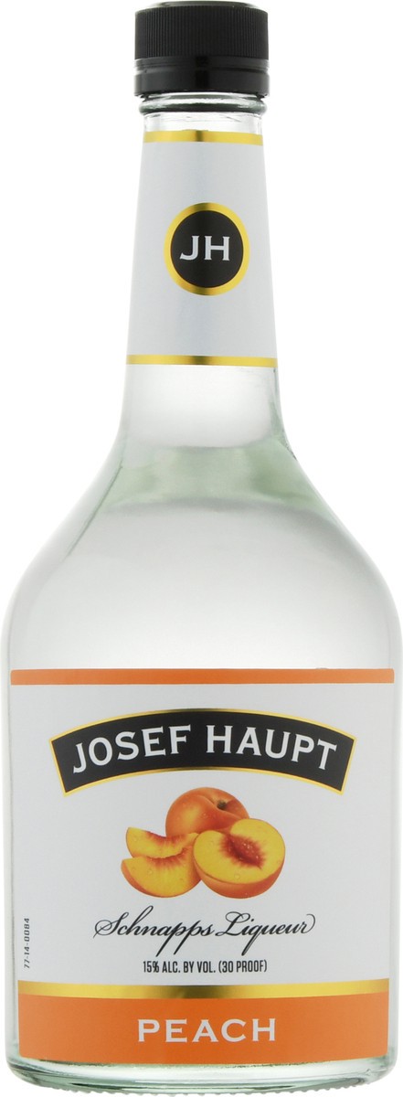 slide 8 of 9, Josef Haupt Schnapps Peach Liqueurs 750 ml Bottle, 750 ml