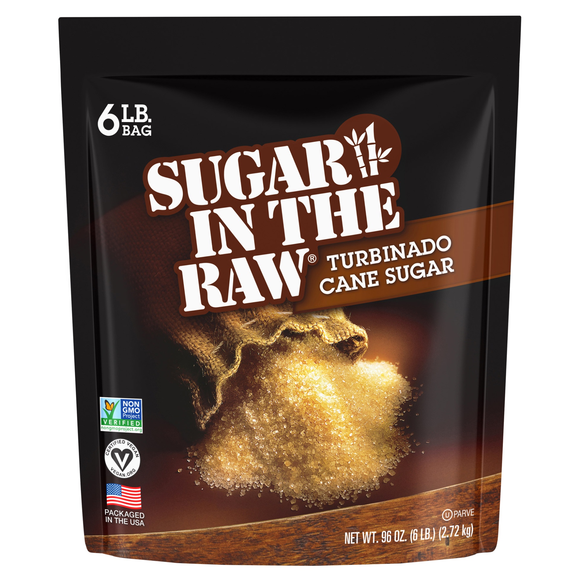 slide 1 of 1, In the Raw Sugar in the Raw Turbinado Cane Sugar, 96 oz