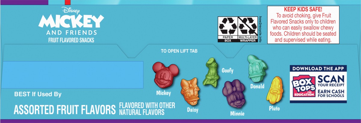 slide 5 of 9, Betty Crocker Micky & Friends Fruit Flavored Snacks, Treat Pouches, Value Pack, 22 ct, 22 ct