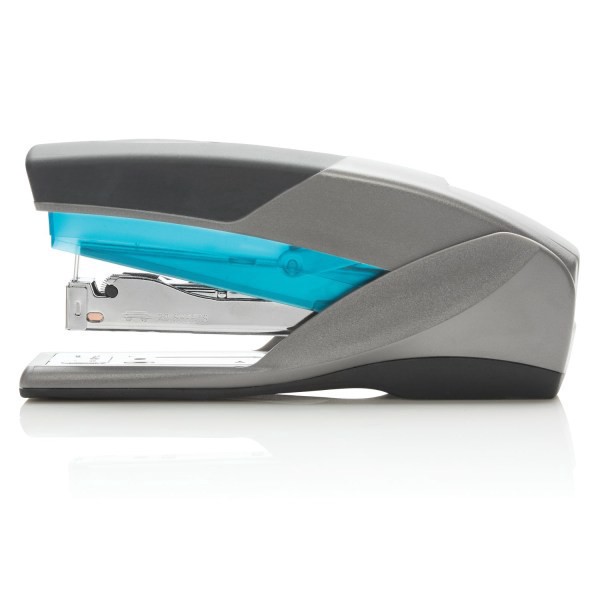 slide 1 of 3, Swingline® Optima® 25 Compact Reduced Effort Stapler, 25 Sheets, Gray/Orange, 1 ct