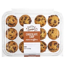 Fresh from Meijer Mini Chocolate Chip Muffins, 12 Count