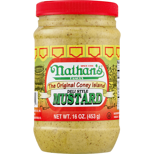 Nathan's Famous Deli Style Mustard 16 oz | Shipt