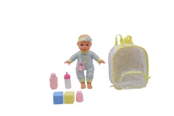 Baby Tender Hearts Baby And Backpack Carrier Set, 12 In, Assorted Colors