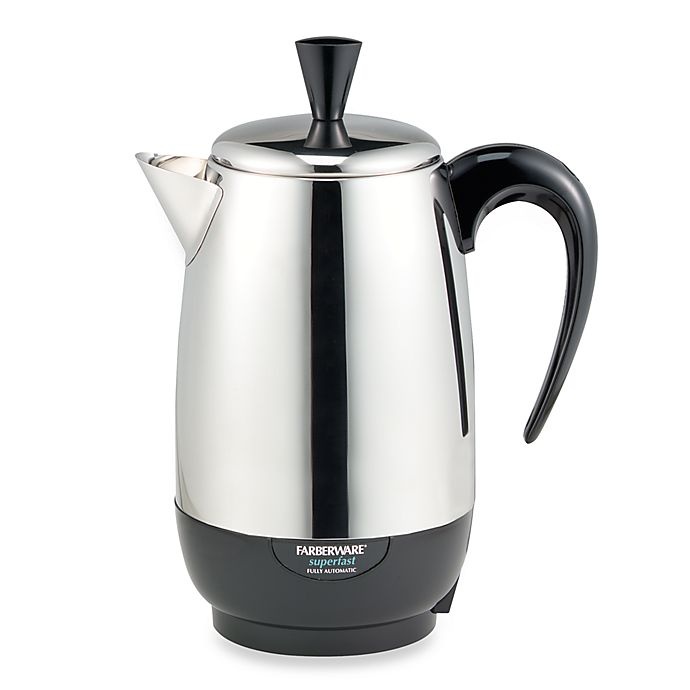 slide 1 of 1, Farberware 8-Cup Stainless Steel Percolator, 1 ct