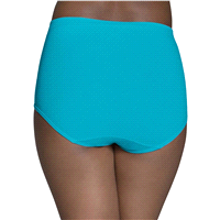 slide 11 of 13, Fruit of the Loom Women's Breathable Cotton-Mesh Brief Underwear, Size: 9, 6 ct