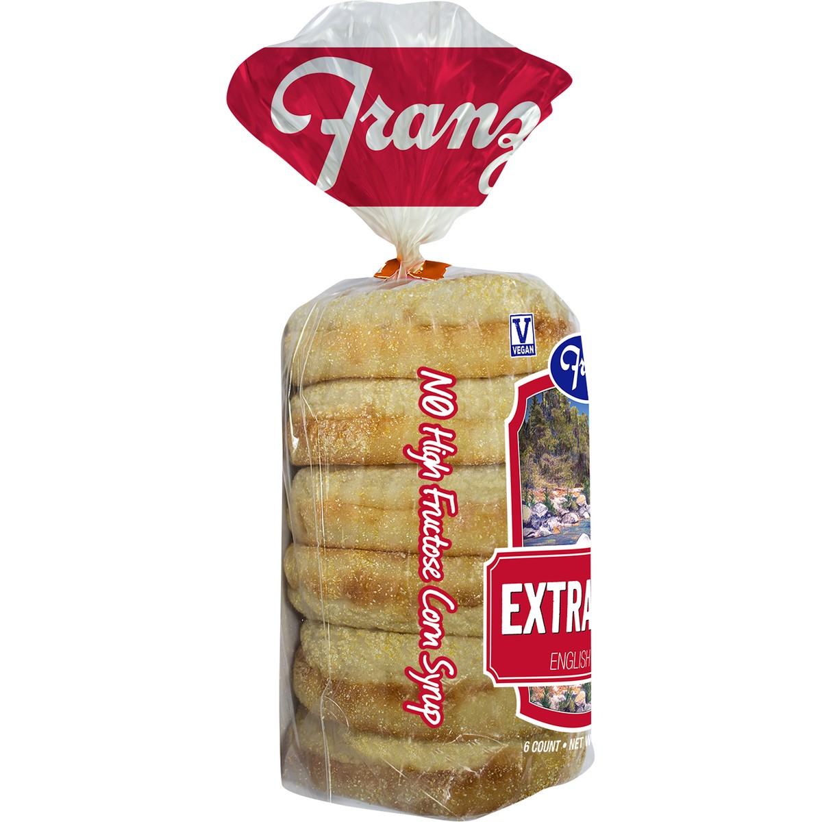 slide 4 of 8, Franz Extra Crisp English Muffins, 6 ct; 13 oz