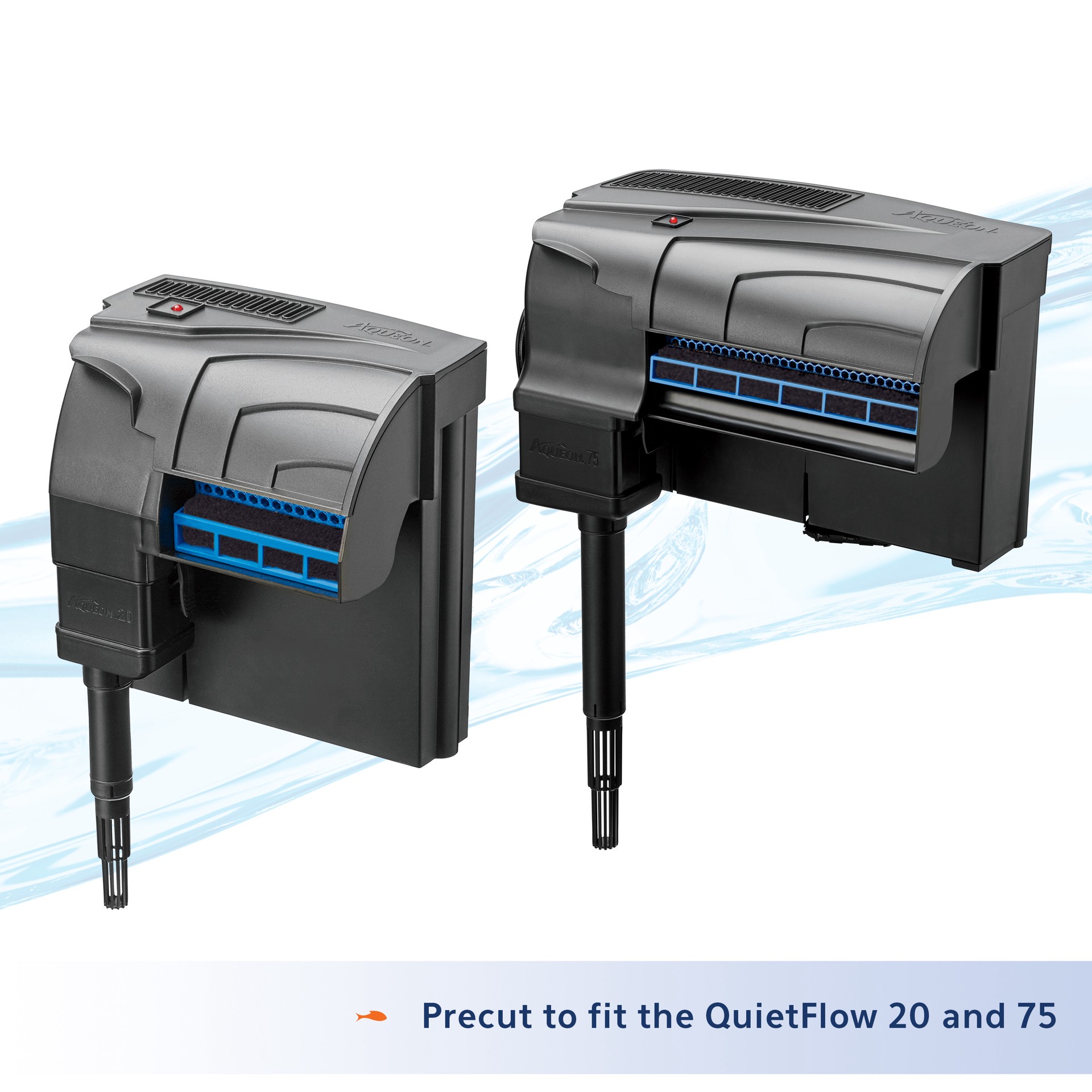 slide 8 of 9, Aqueon Carbon for QuietFlow LED PRO Filter 20/75, 1 ct