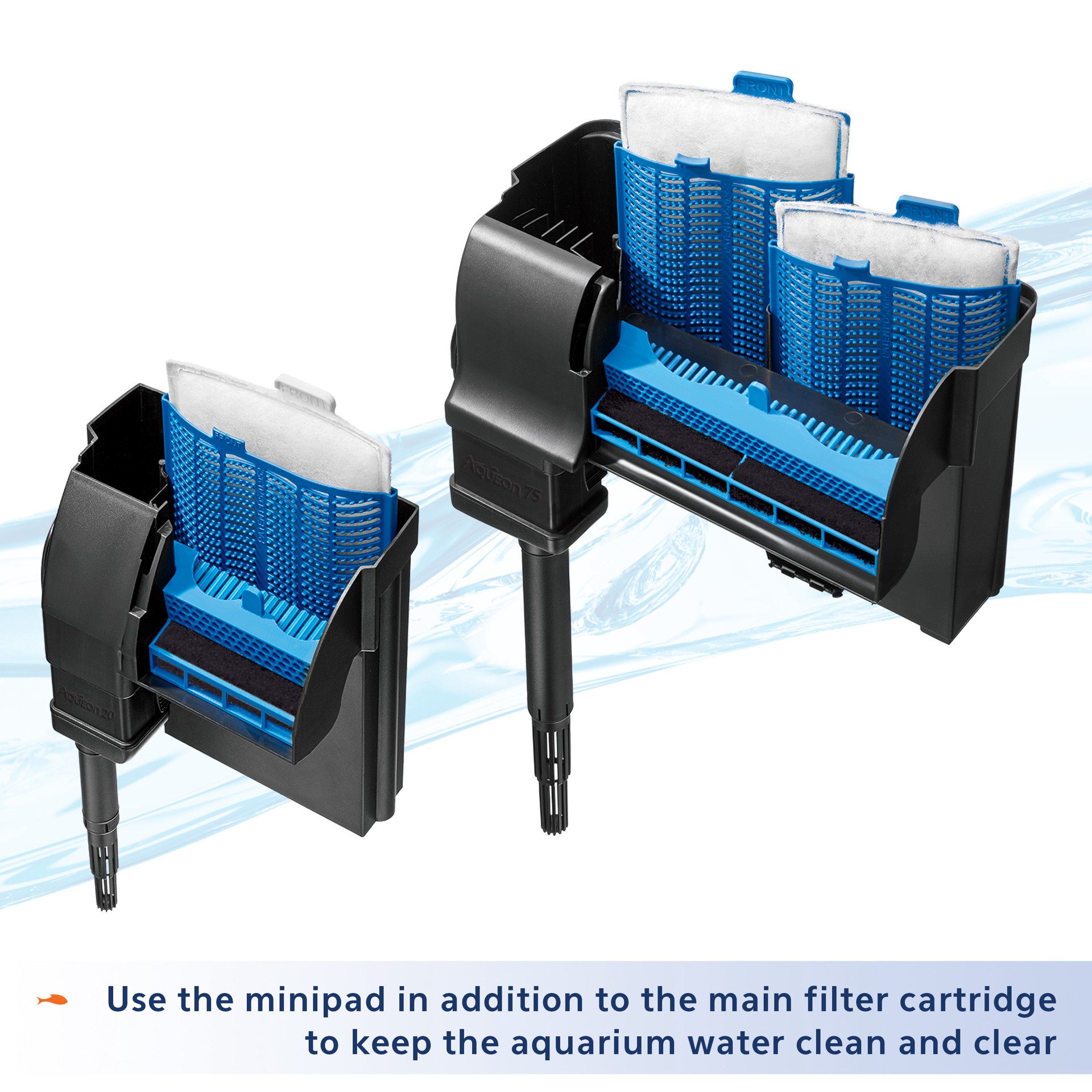slide 5 of 9, Aqueon Carbon for QuietFlow LED PRO Filter 20/75, 1 ct