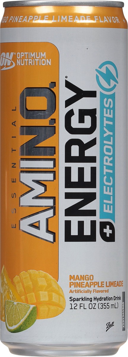 slide 5 of 9, Optimum Nutrition Amino Mango, 12 oz