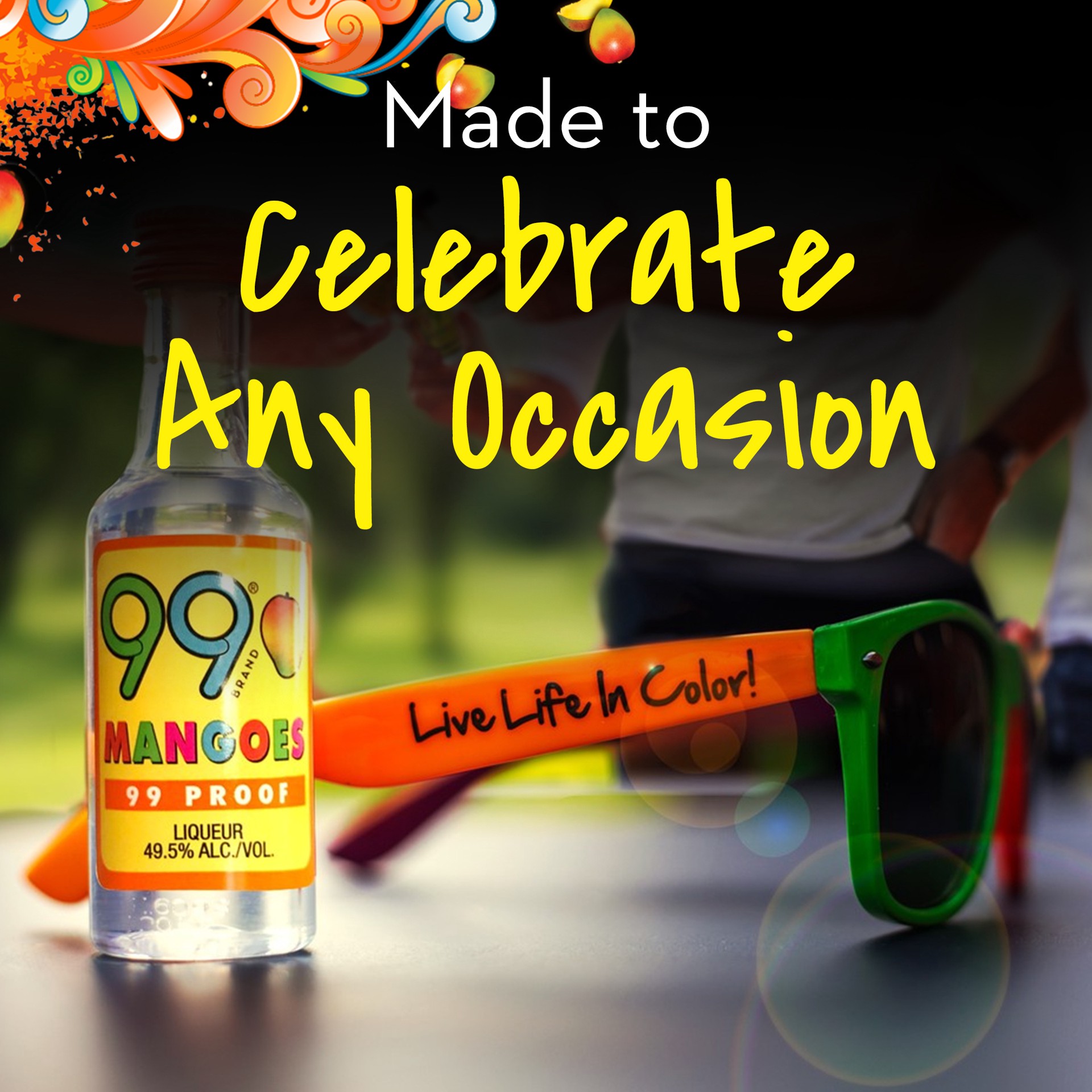 slide 4 of 5, 99 Brand Mangoes Liqueur, 50 ml