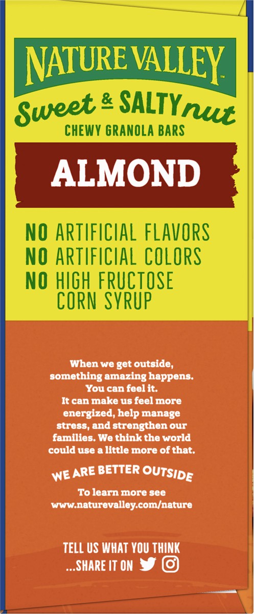 slide 2 of 9, Nature Valley Granola Bars, Sweet and Salty Nut, Almond, 1.2 oz, 15 ct, 15 ct