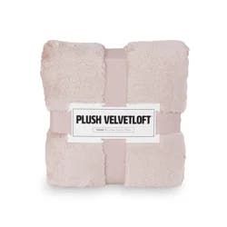 Berkshire Blanket Long Pile Velvetloft Plush - 50 in x 70 in - Warm Taupe