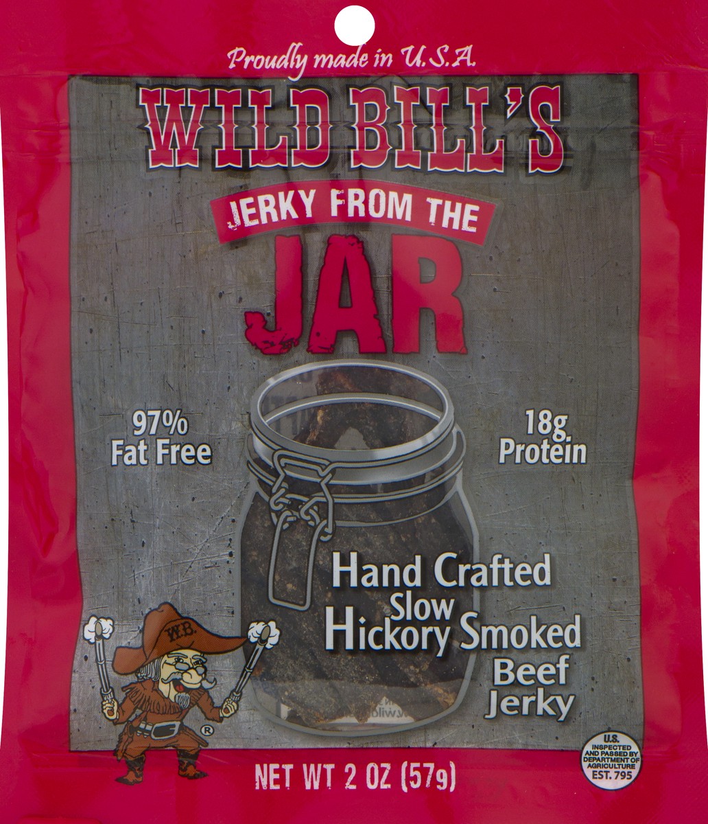 slide 1 of 8, Wild Bill's Beef Jerky 2 oz, 2 oz