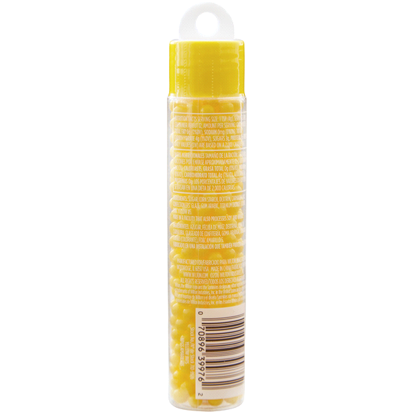 slide 1 of 1, Wilton Hanging Sprinkles Jumbo Nonpareils Yellow, 1 ct