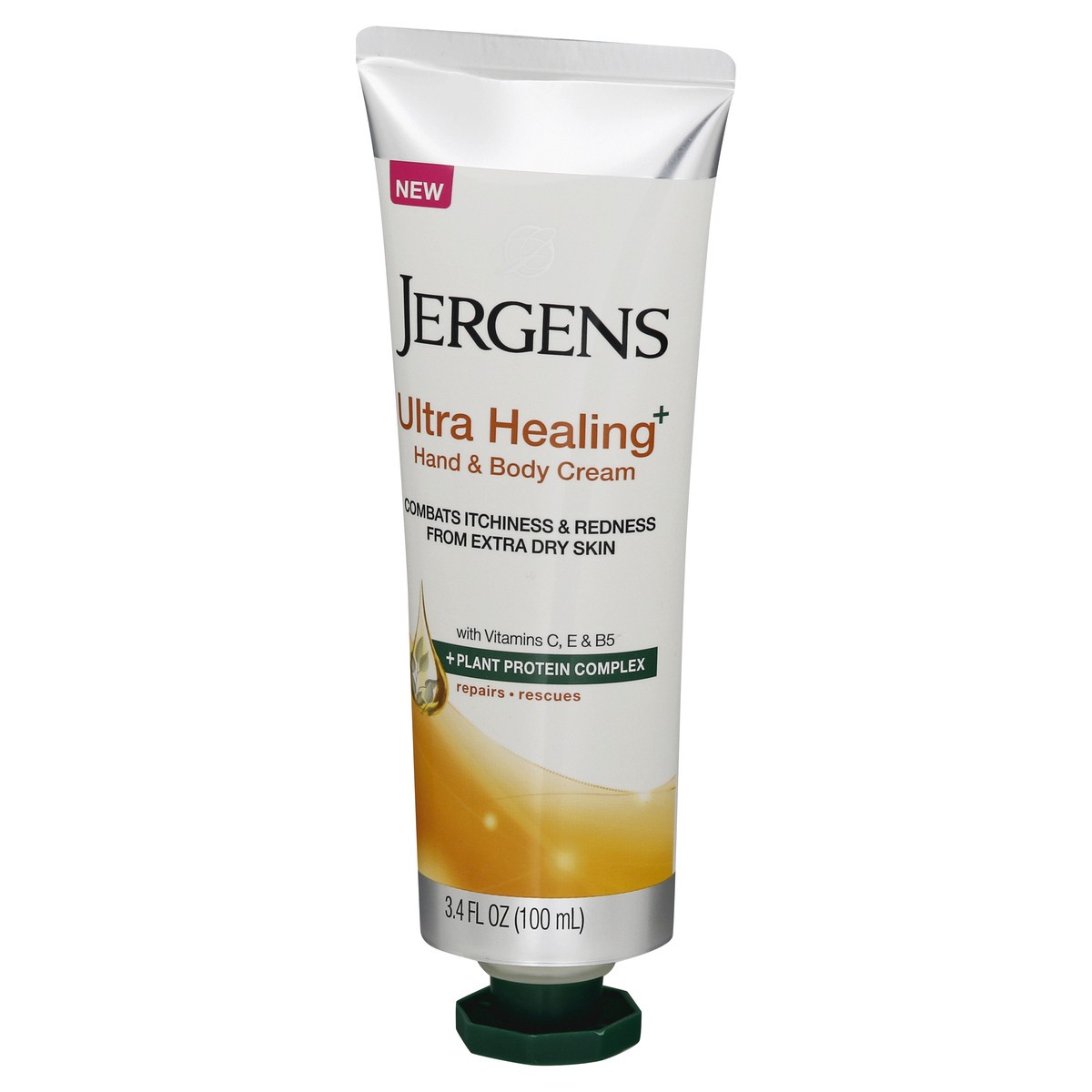 slide 9 of 9, Jergens Ultra Healing+ Hand & Body Cream 3.4 oz, 3.4 fl oz
