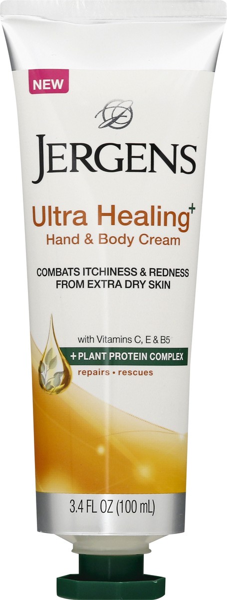 slide 1 of 9, Jergens Ultra Healing+ Hand & Body Cream 3.4 oz, 3.4 fl oz