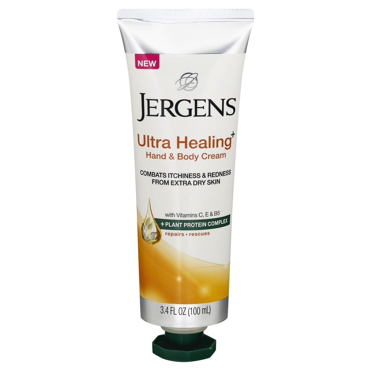 slide 1 of 9, Jergens Ultra Healing+ Hand & Body Cream 3.4 oz, 3.4 fl oz