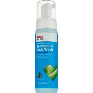 slide 1 of 1, Cvs Health Foaming Rinseless Shampoo & Body Wash, 1 ct