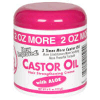 slide 1 of 1, Bronner Bros. Castor Oil Hair Strengthening Creme With Aloe, 6 fl oz