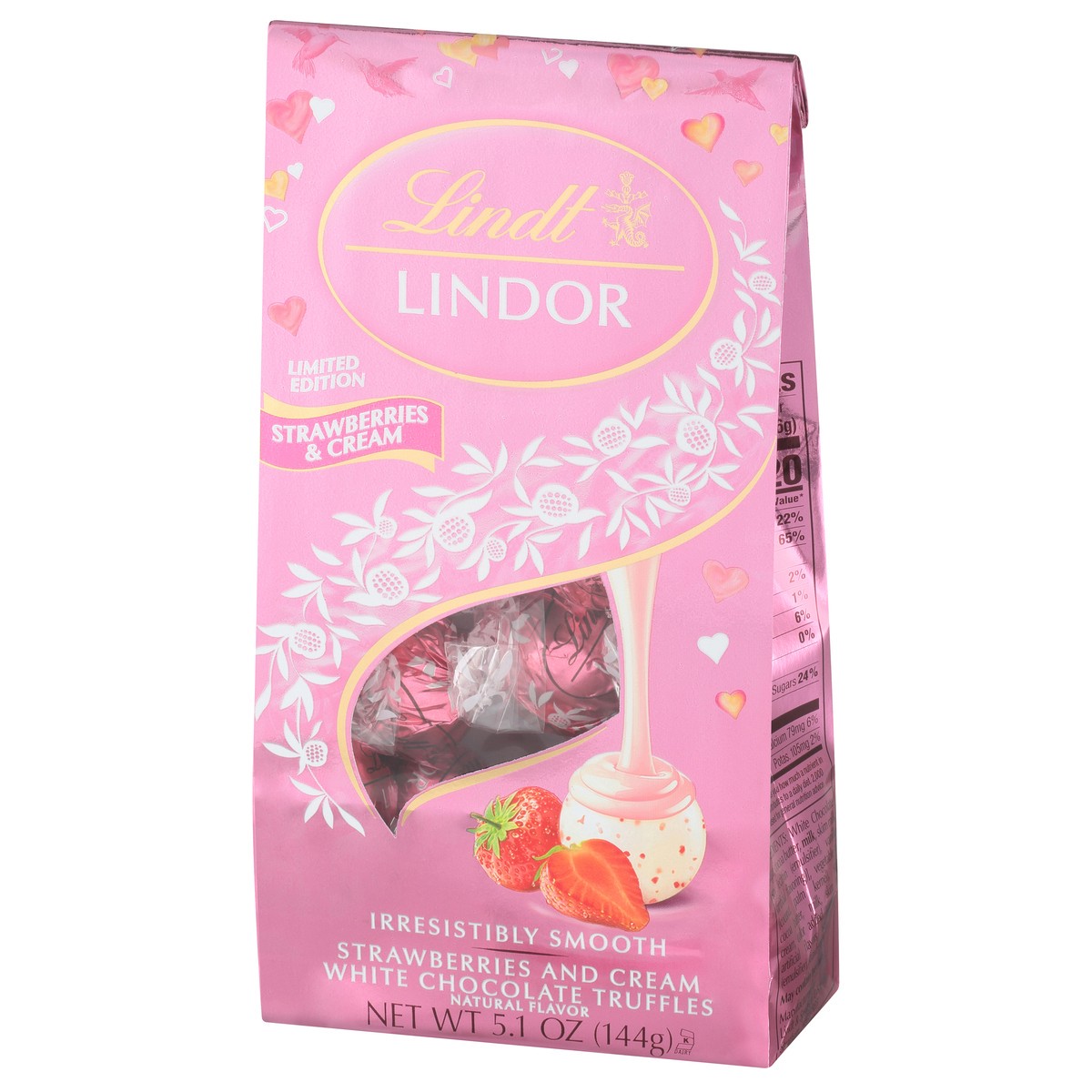 slide 3 of 10, Lindor Strawberries & Cream, 1 ct