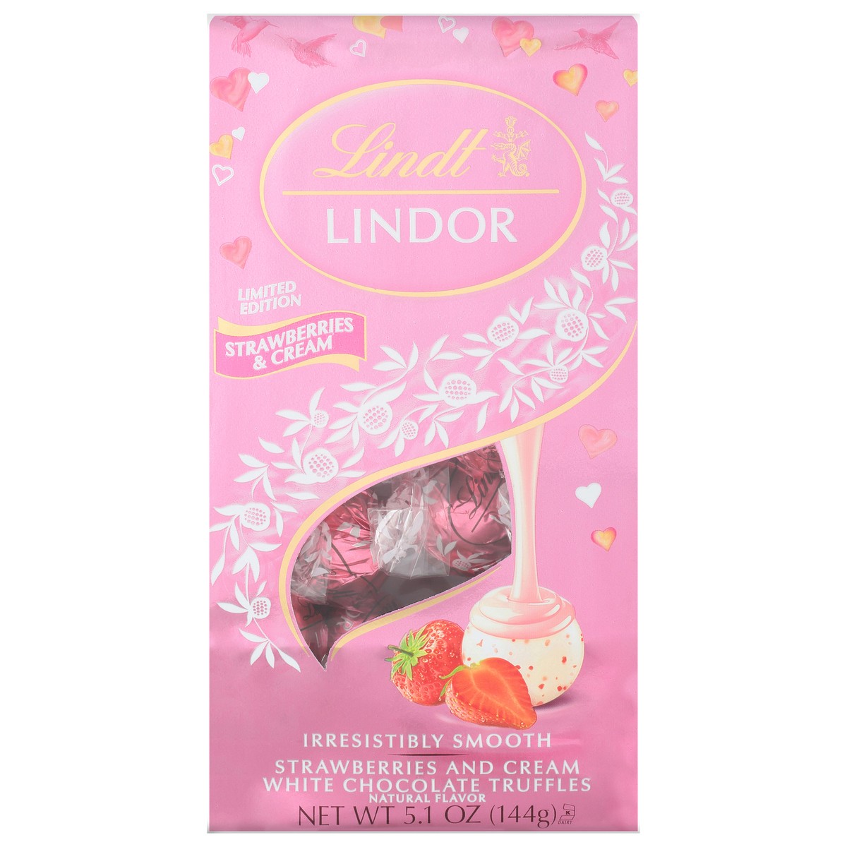 slide 9 of 10, Lindor Strawberries & Cream, 1 ct