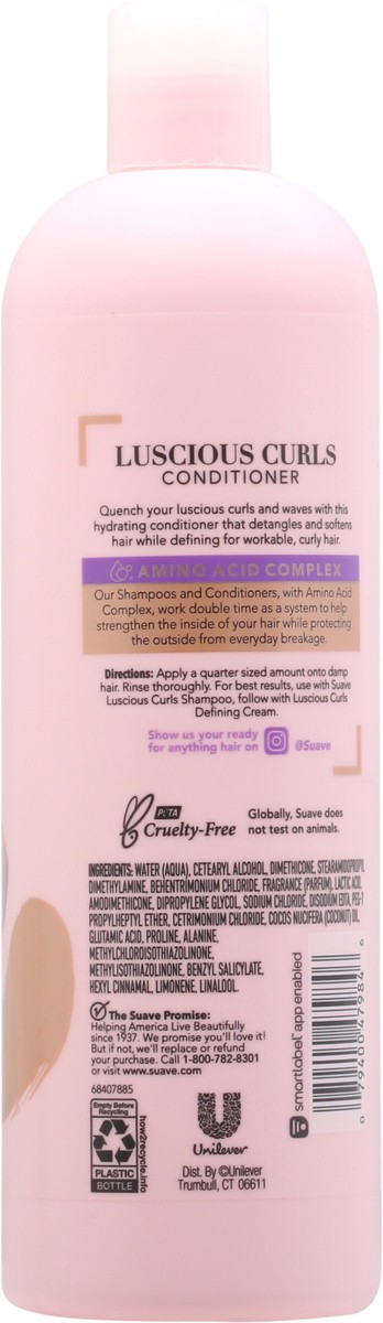 slide 5 of 9, Suave Luscious Curls Conditioner 16.5 fl oz, 16.5 oz