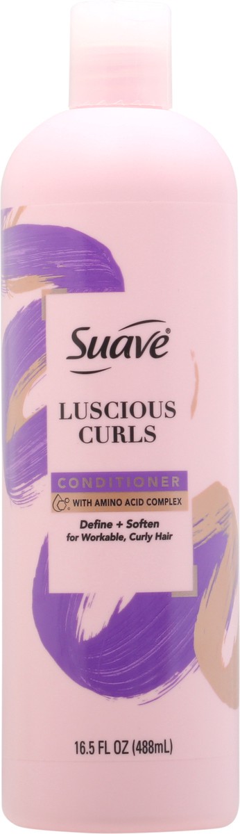 slide 8 of 9, Suave Luscious Curls Conditioner 16.5 fl oz, 16.5 oz