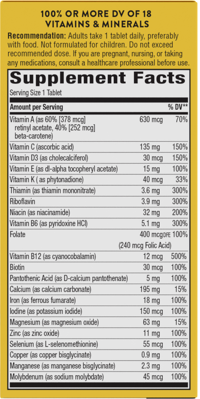 slide 3 of 5, Alive! Daily Energy Multi Vitamin, 60 ct