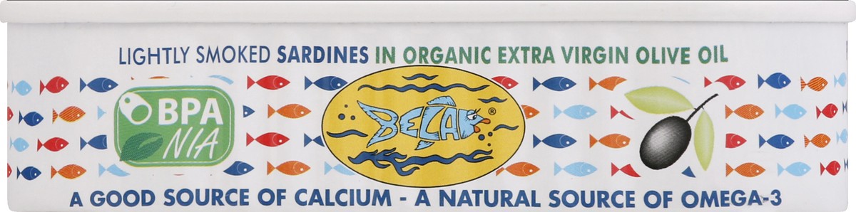 slide 9 of 13, Bela In Organic Extra Virgin Olive Oil Sardines 4.25 oz, 4.25 oz